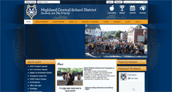 Desktop Screenshot of highland-k12.org